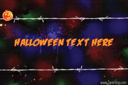 Good Halloween Wishes Card Text Effects