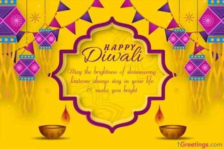 Happy Diwali Greeting Card With Name Online