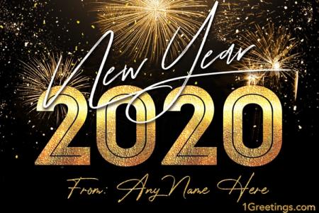 New Year's Eve 2020 Images With My Name Free Download