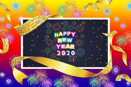 Free Download Happy New Year HD Wallpaper in 2020