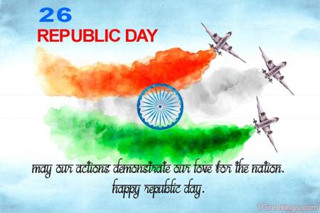 Create Republic Day Greeting Cards Images Online