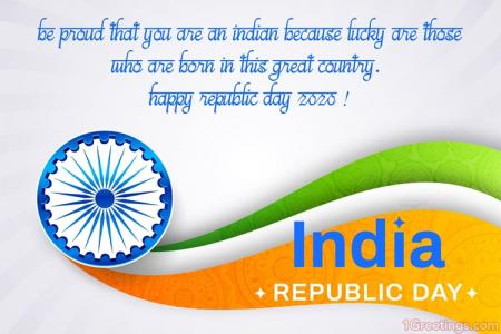 Personalized Republic Day (India) Greeting Cards Online