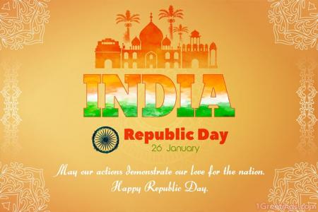 Indian Republic Day cards - Republic Day eCards Maker