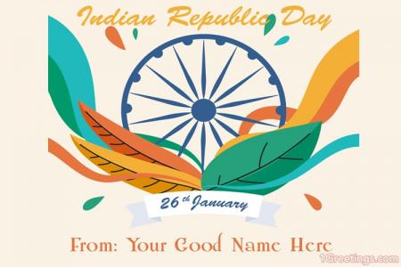 Happy Republic Day 2020 Cards With Name Pic