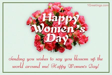Free 8 March Happy Women's Day Wishes Cards