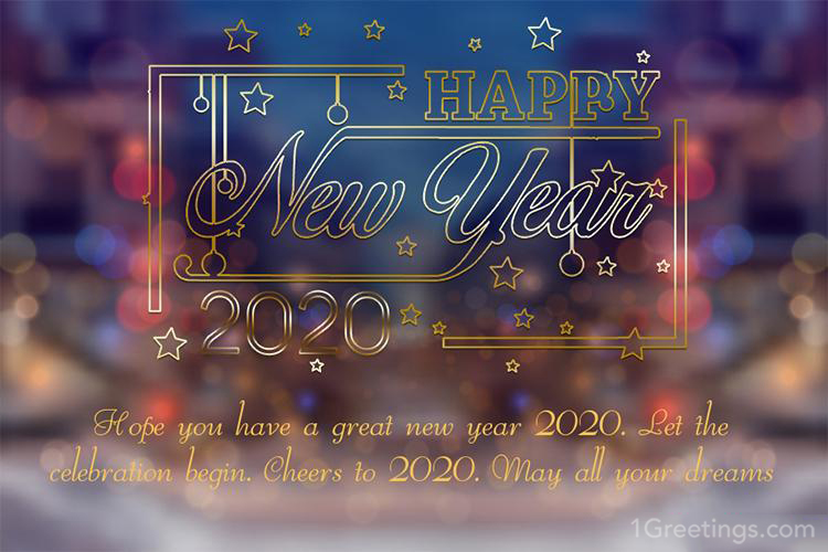 Free Online Happy New Year 2020 Card Maker