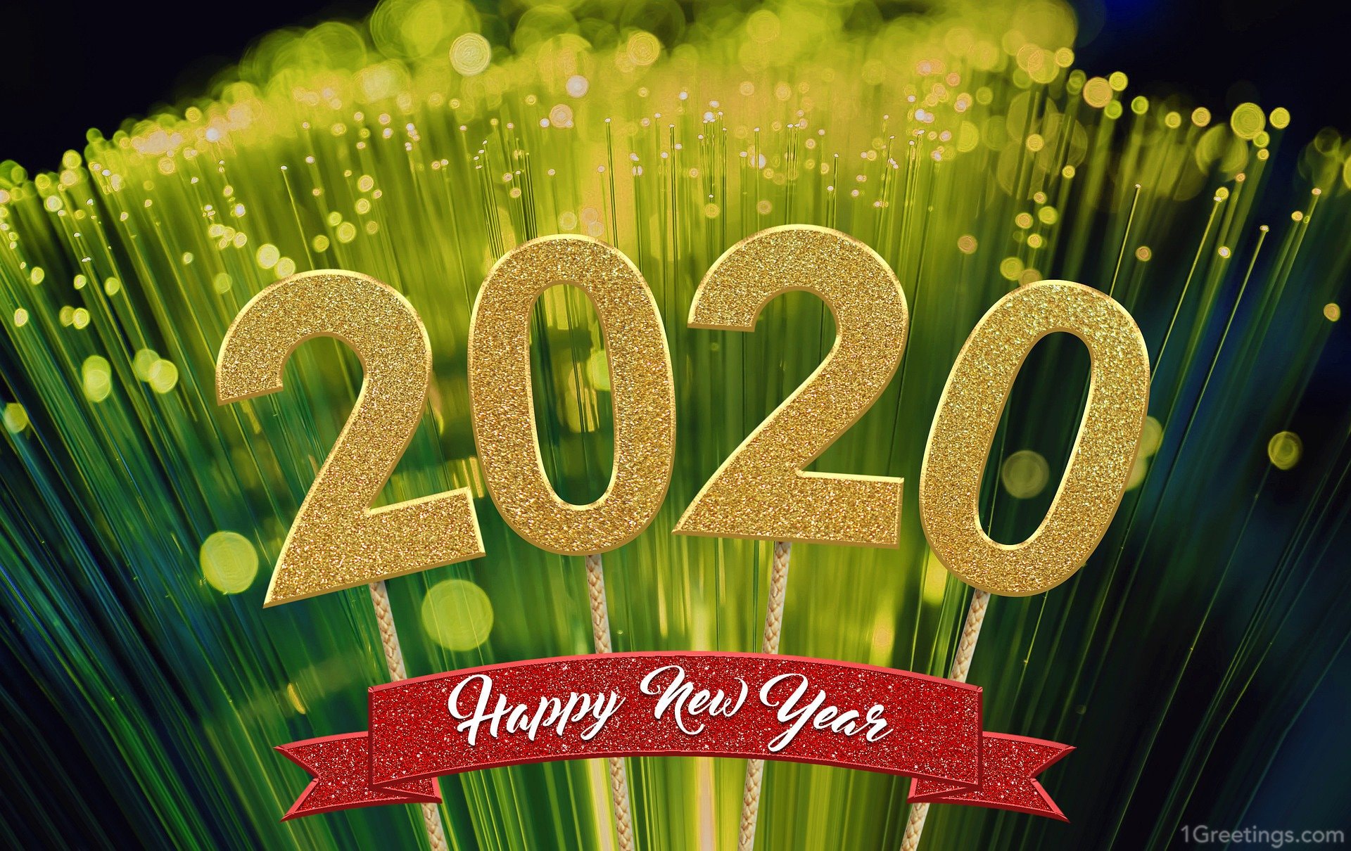 Beautiful happy new year wallpaper 2020 full hd