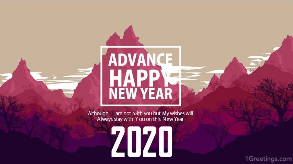 Collection of beautiful high quality New Year 2020 wallpapers