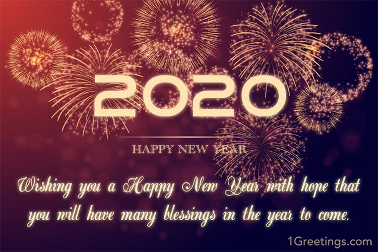 12 Best Happy New Year 2020 Greetings & Cards with Images - Images 3