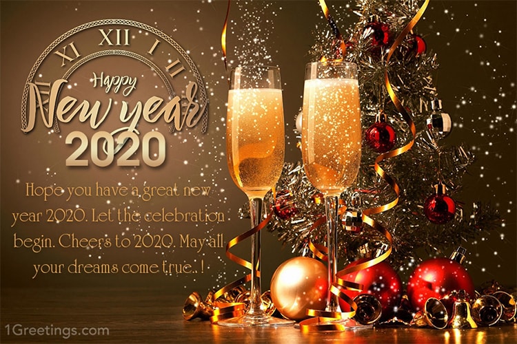 12 Best Happy New Year 2020 Greetings & Cards with Images - Images 8