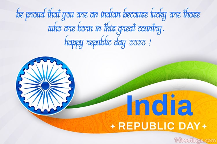 Personalized Republic Day (India) Greeting Cards Online