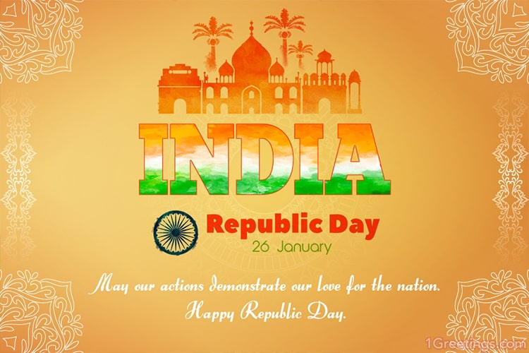 Indian Republic Day cards - Republic Day eCards Maker