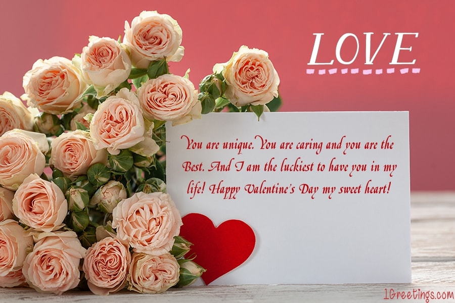 Create beautiful and meaningful love cards for lovers on Valentine's day